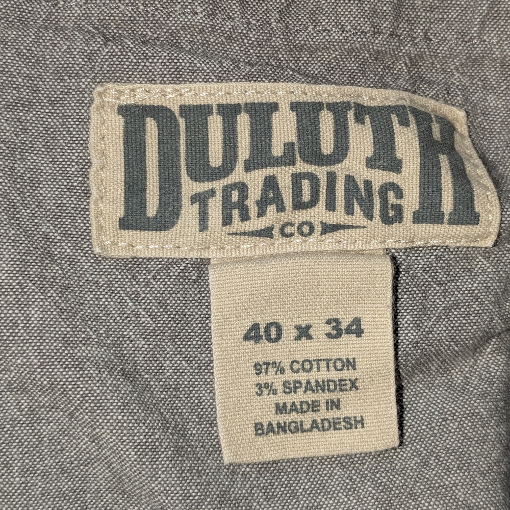 DULUTH TRADING Flex Ballroom Khakis Tan 5-Pocket Pants Men's 40x34 Inseam 32in - Picture 5 of 15